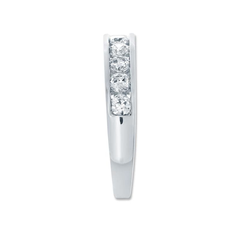 1.00 Ct.tw Natural Diamond Eternity Band/Ring in 10K White Gold