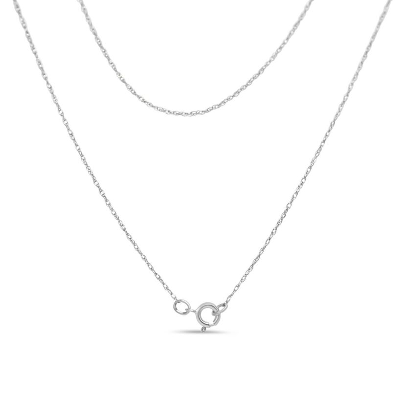 Silver Purple Amethyst and Diamond Accent Art Deco Style 18" Pendant Necklace