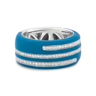 Haus of Brilliance .925 Sterling Silver 5/8 Cttw Diamond Wide Band Ring - Size 7