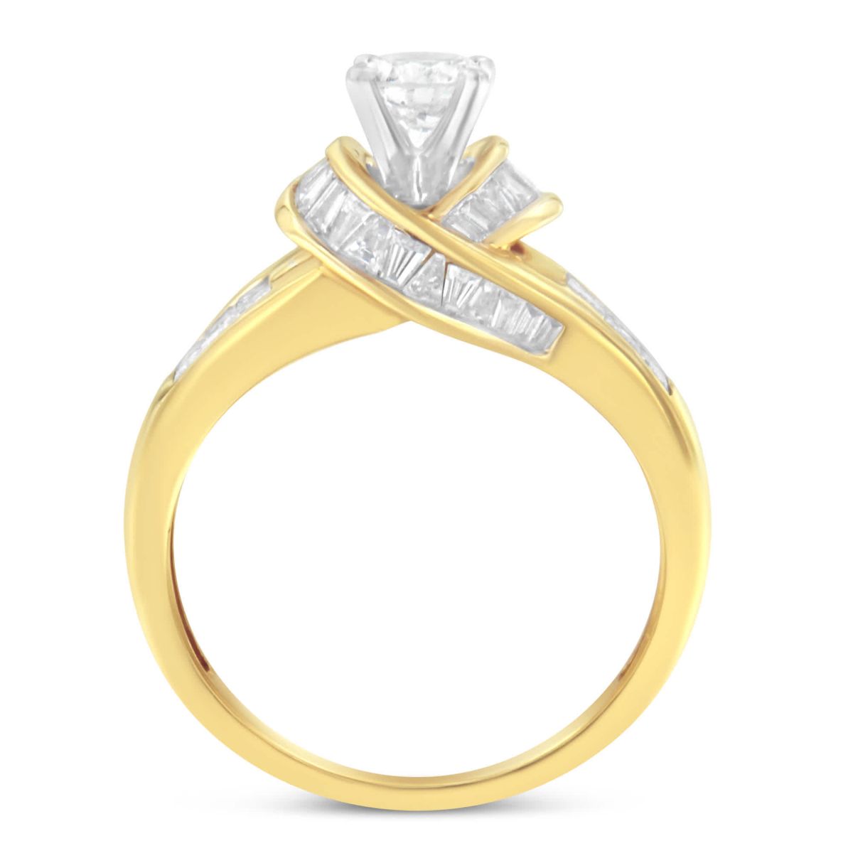 14K Two-Toned Gold Diamond Ring