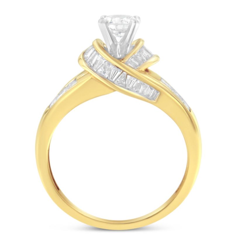 14K Two-Toned Gold Diamond Ring