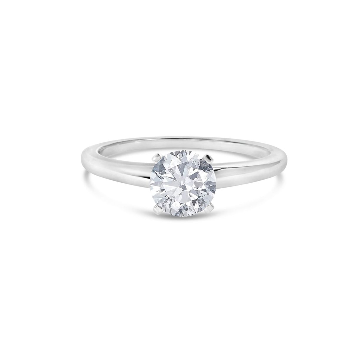 Lab Created 14K White Gold 1.0 Cttw Lab Grown Diamond Engagement Ring