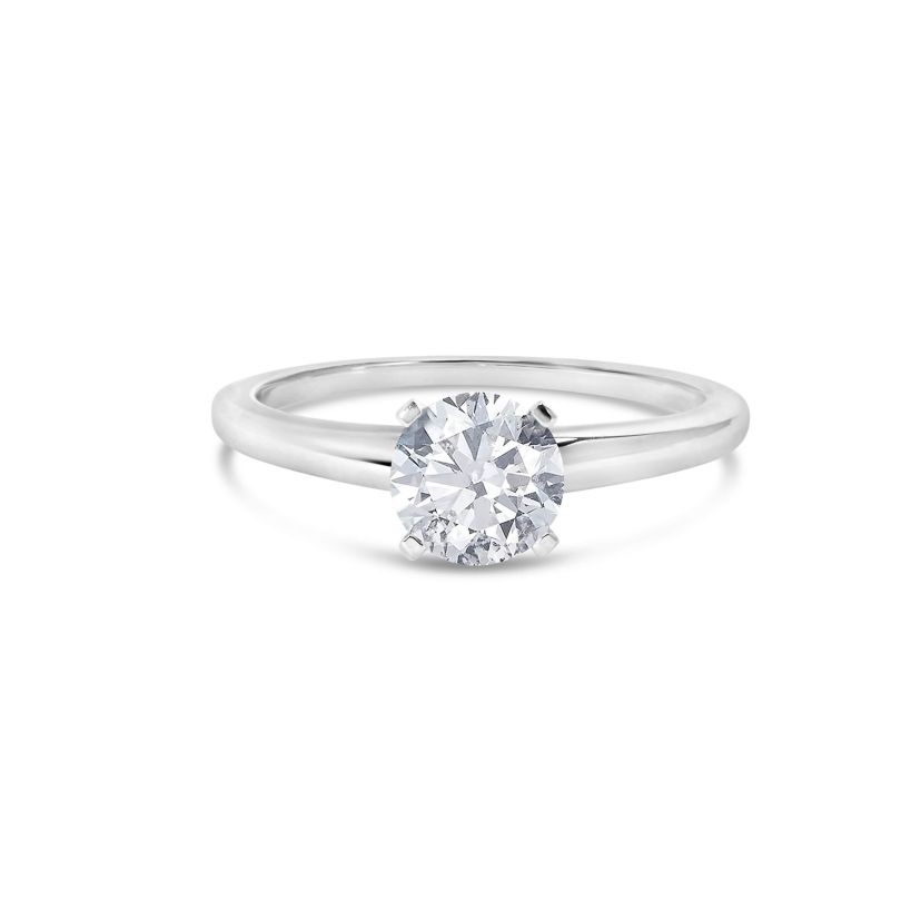 Lab Created 14K White Gold 1.0 Cttw Lab Grown Diamond Engagement Ring