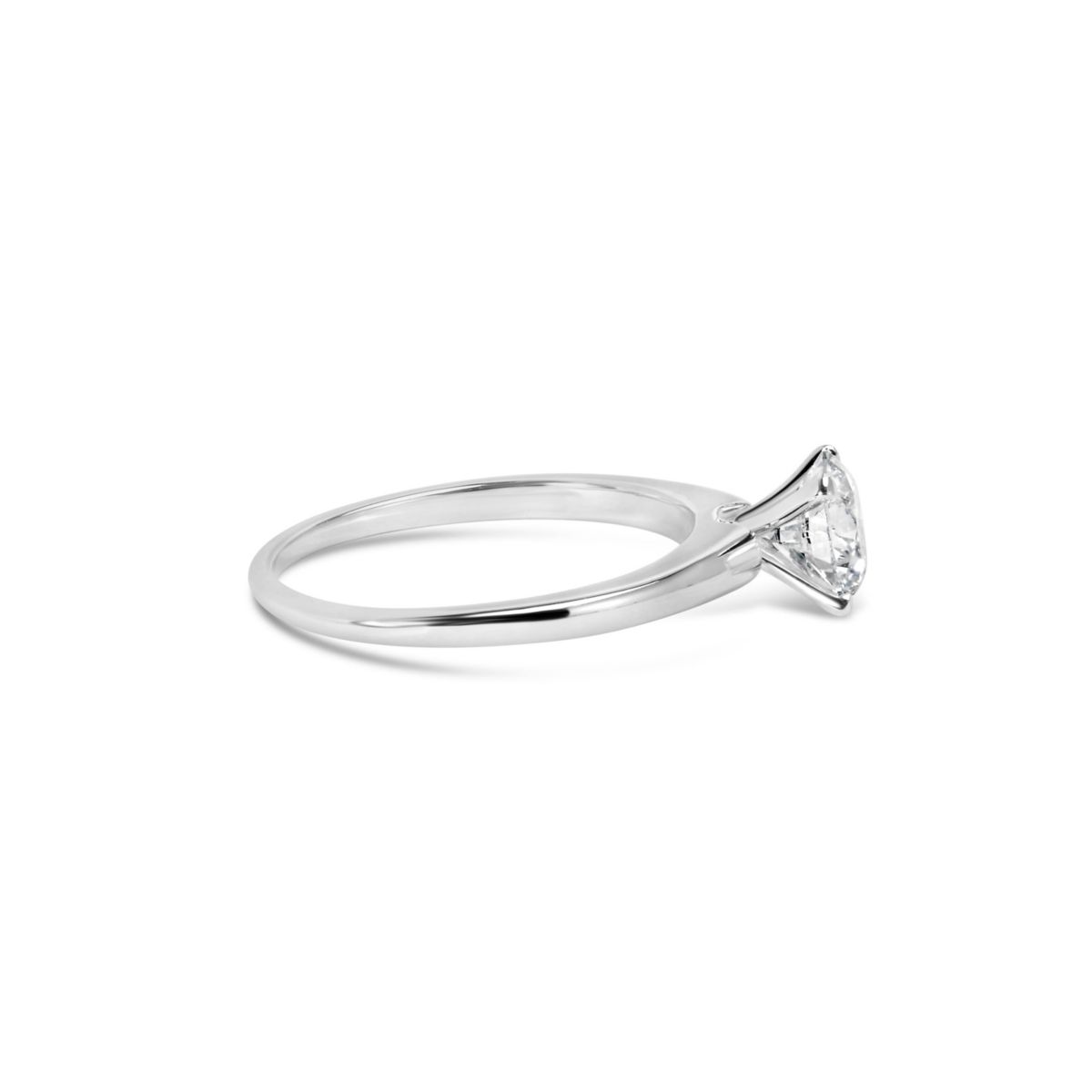 Lab Created 14K White Gold 1.0 Cttw Lab Grown Diamond Engagement Ring