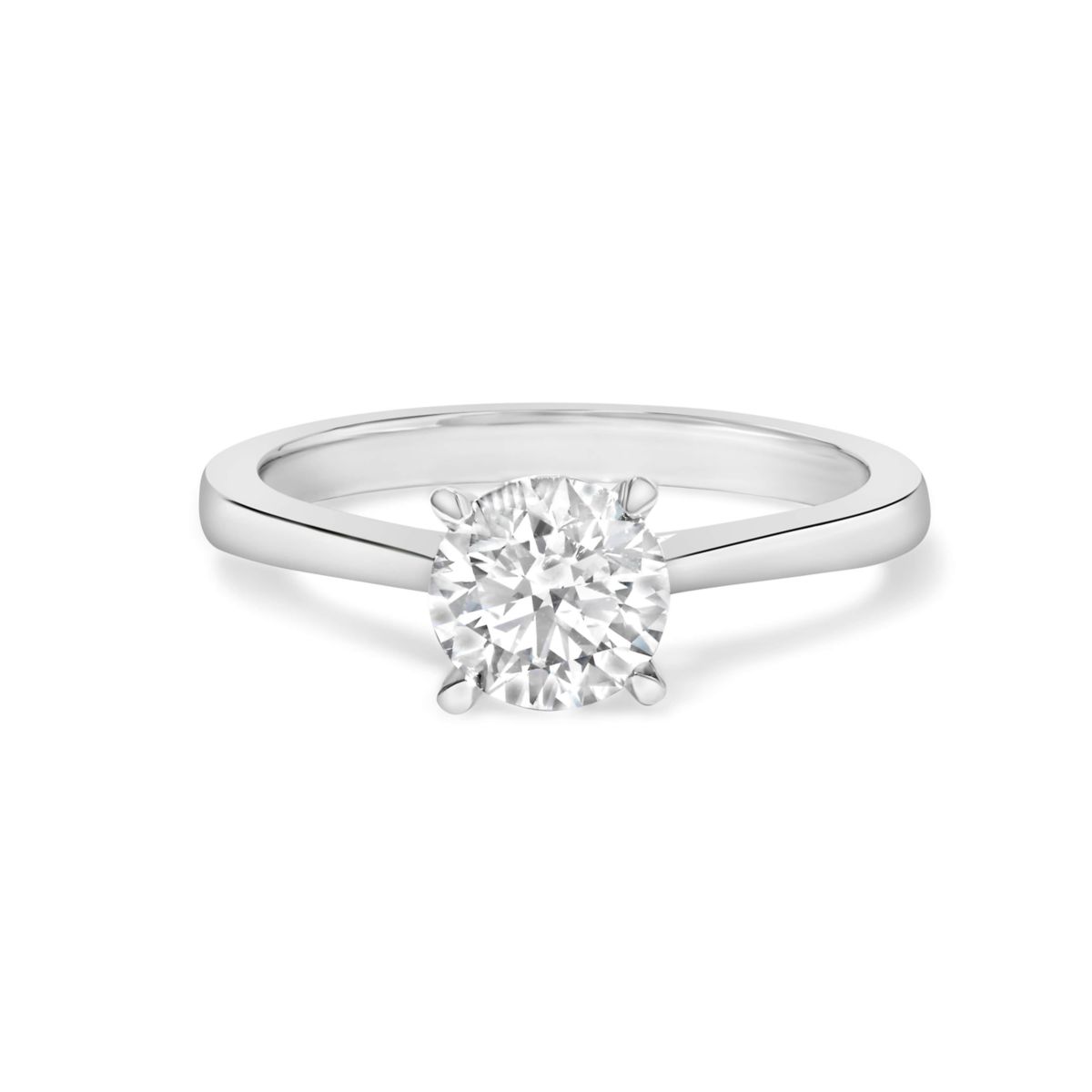 Lab Created 14K White Gold 1.0 Cttw Lab Grown Diamond Engagement Ring