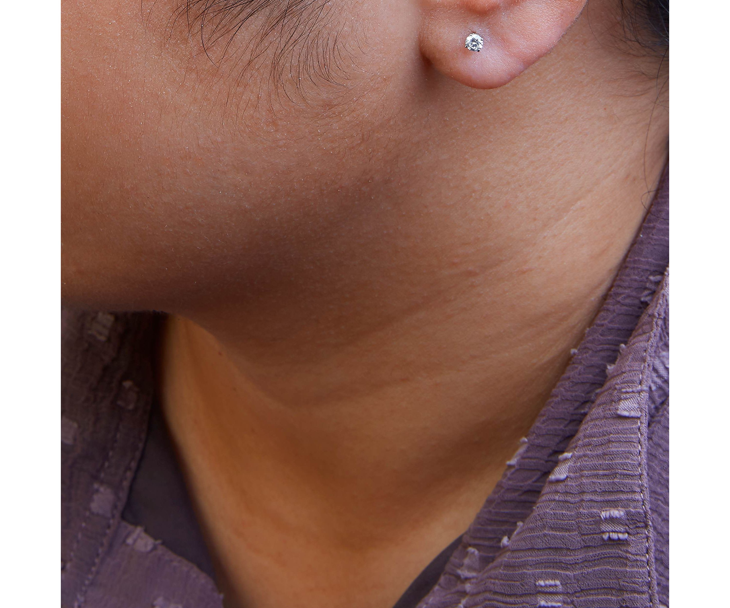Lab Created 14K White Gold 1/2 Ct Solitaire Lab Grown Diamond Stud Earrings
