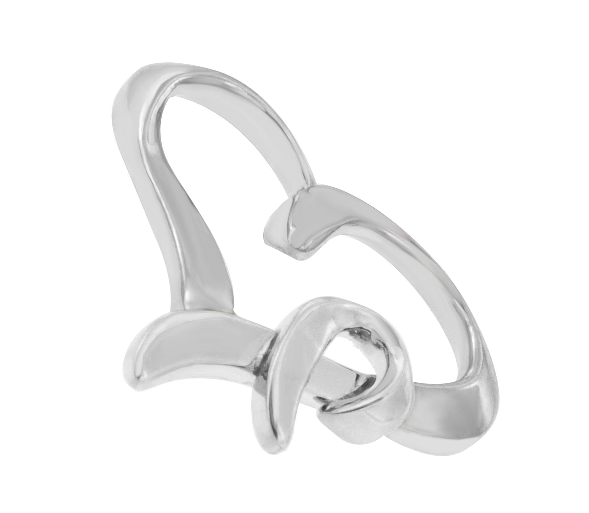 .925 Sterling Silver Heart Shaped Pendant Necklace