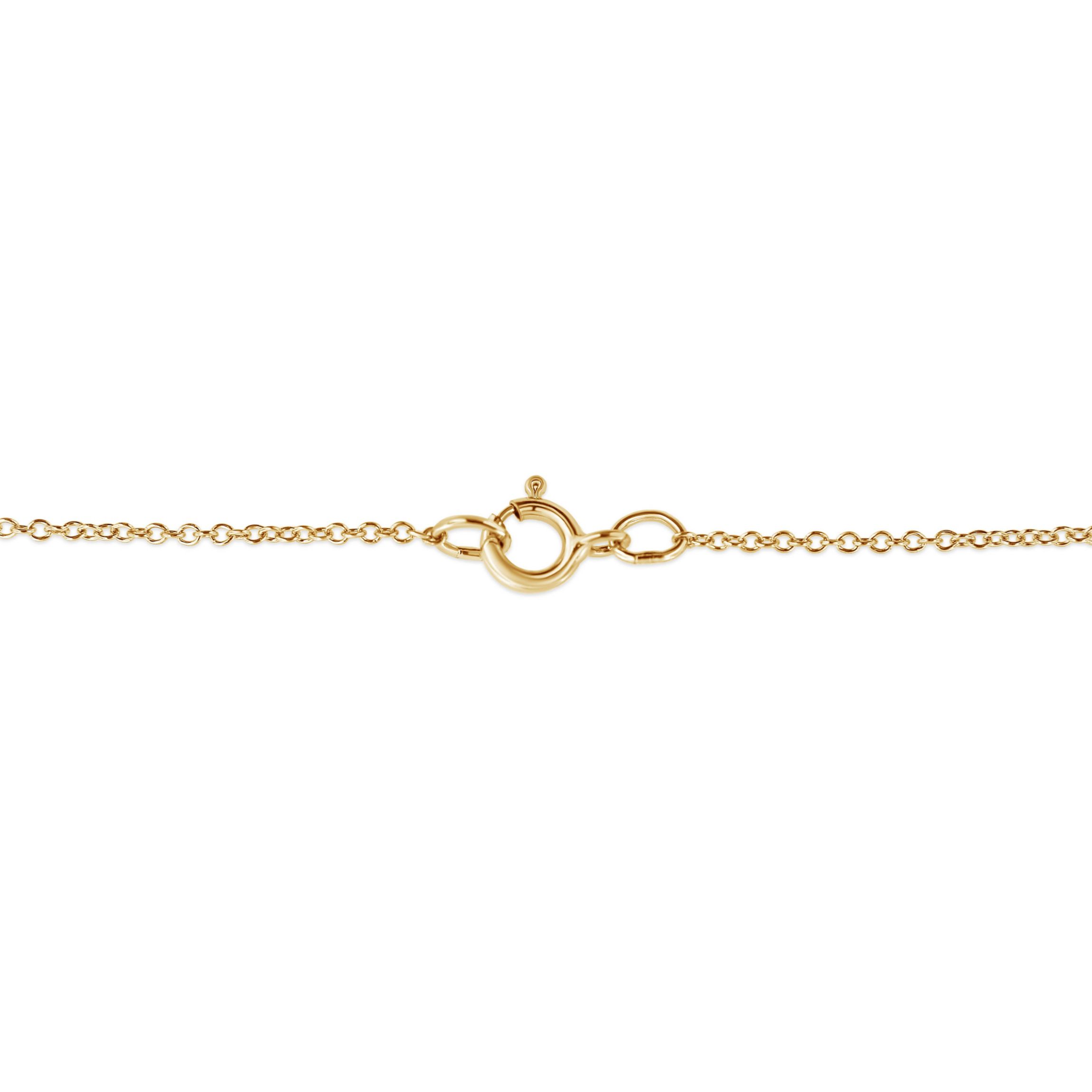 10K Yellow Flashed Silver 1/4 Cttw Champagne Diamond Filigree Cross Pendant Necklace