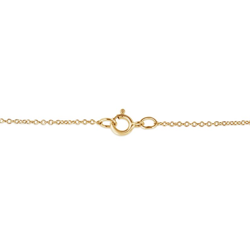 10K Yellow Flashed Silver 1/4 Cttw Champagne Diamond Filigree Cross Pendant Necklace