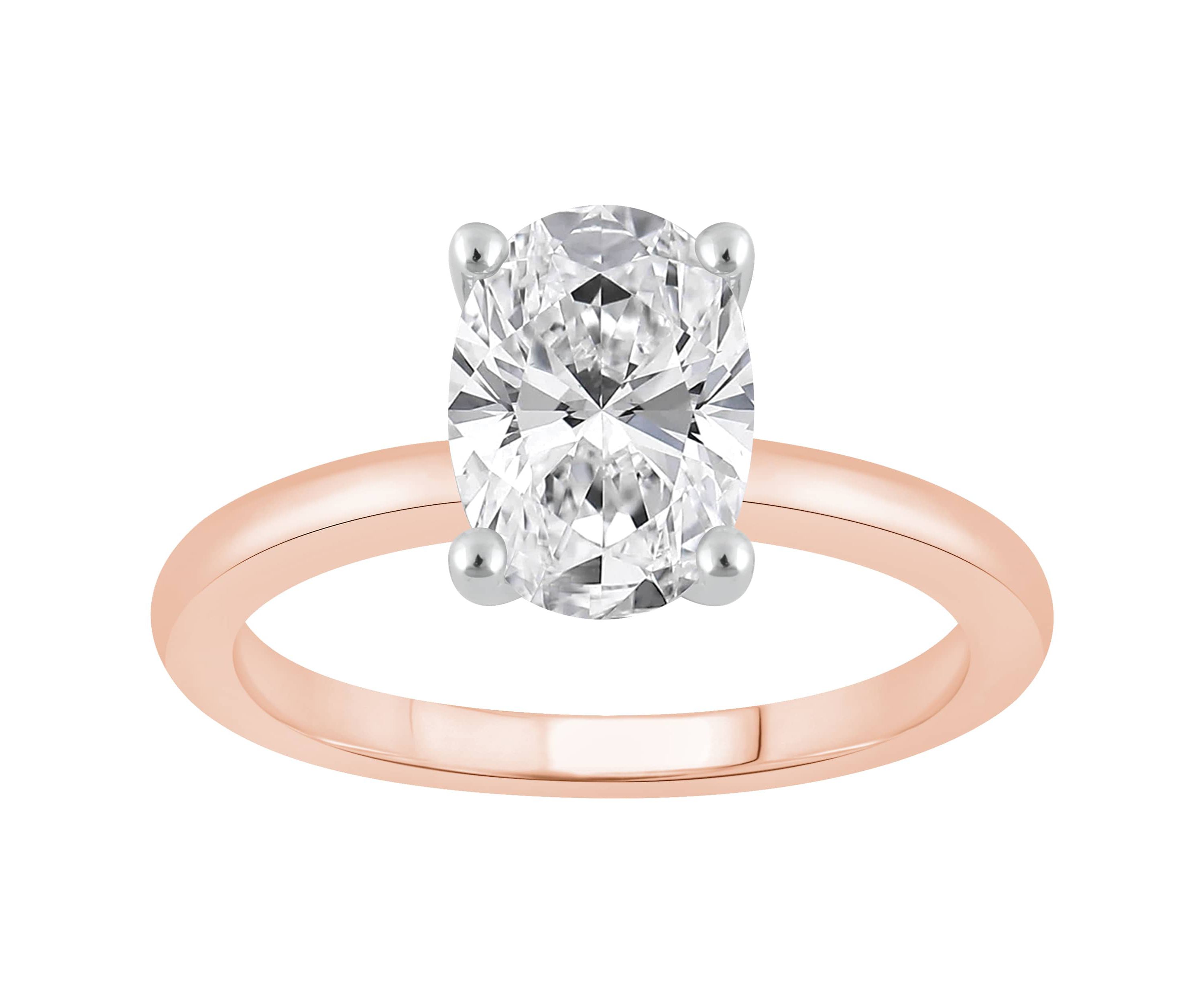 Lab Created 2 ct. t.w. Lab Grown Diamond Solitare Ring in 14K Gold