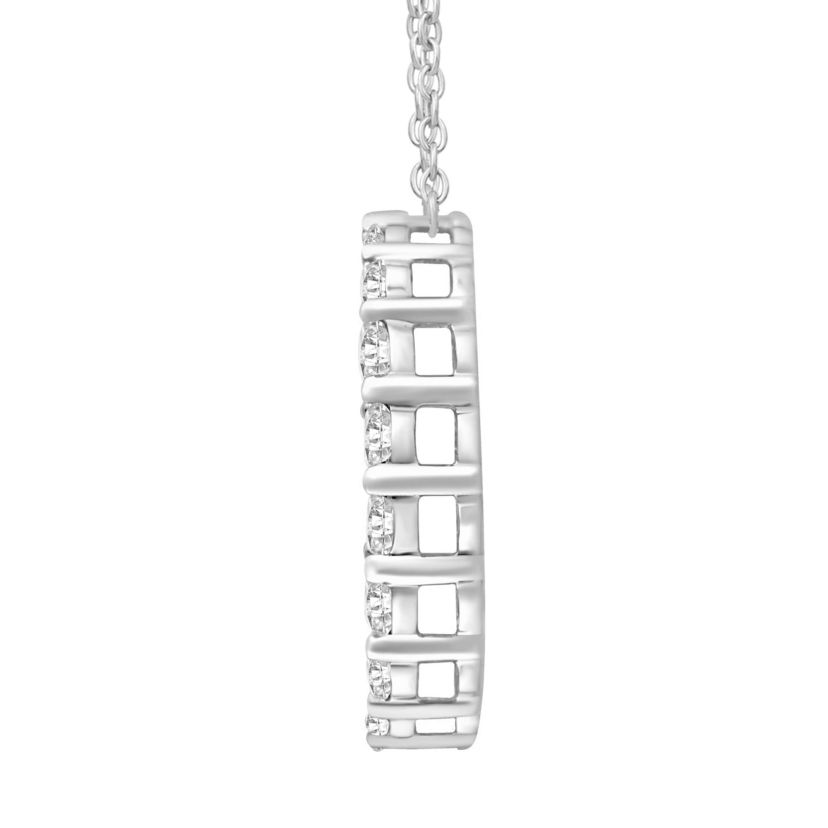 Lab Created 1 ct. t.w. Lab Grown Diamond Circle Outline Pendant in 14K Gold