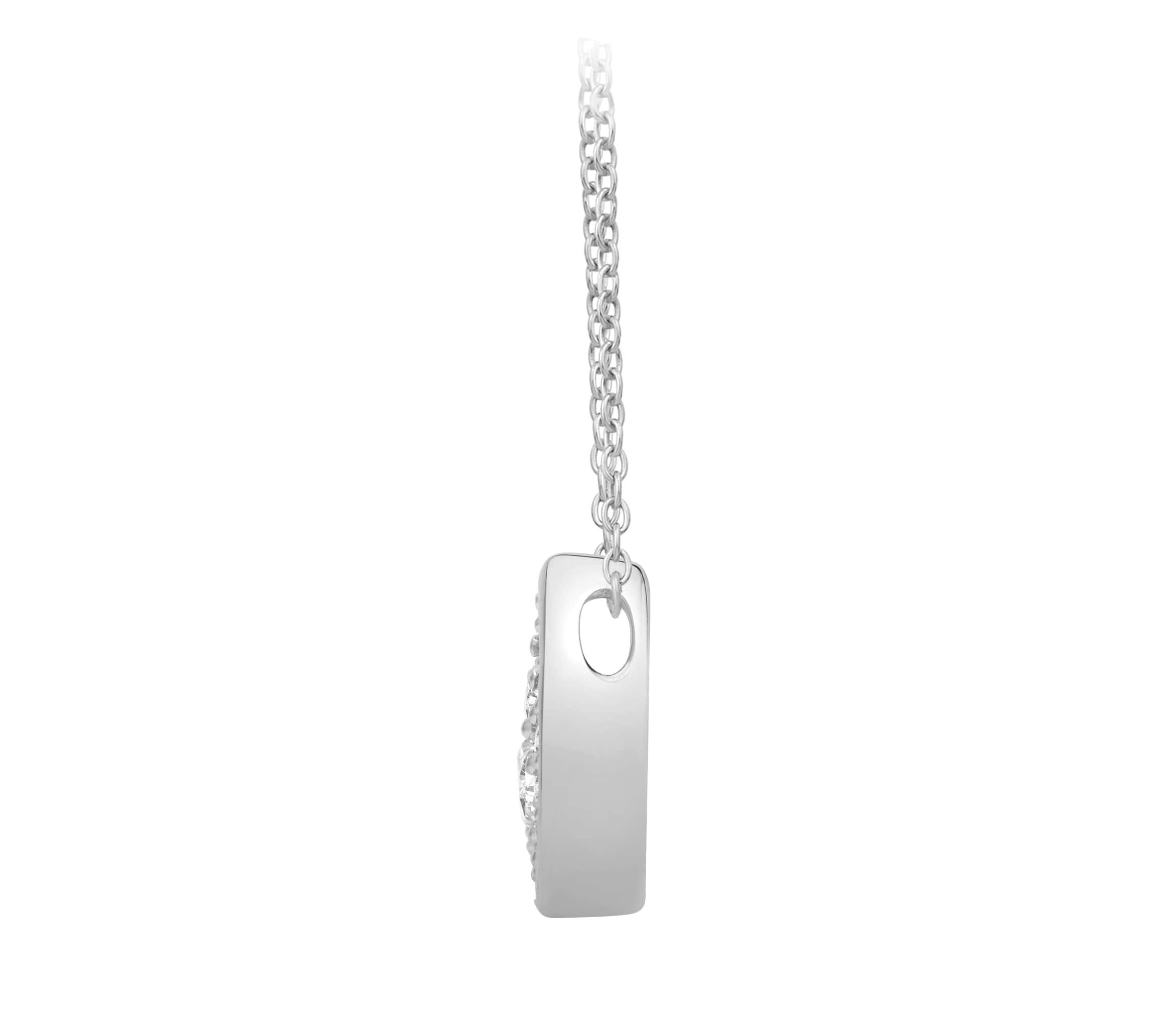 Lab Created 1/4 ct. t.w. Lab Grown Diamond Pear-Shaped Mulit-Stone Pendant in 14K Gold
