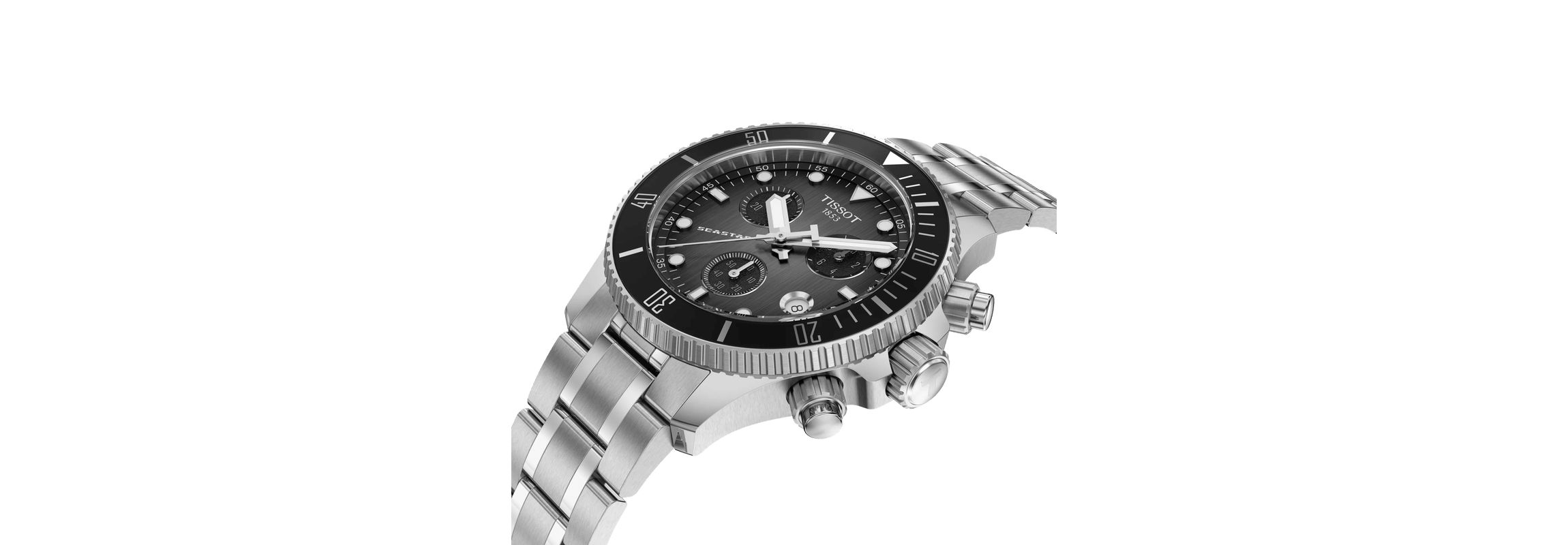 Unisex Tissot Seastar 1000 Quartz Chronograph 38mm Stainless steel  Watch