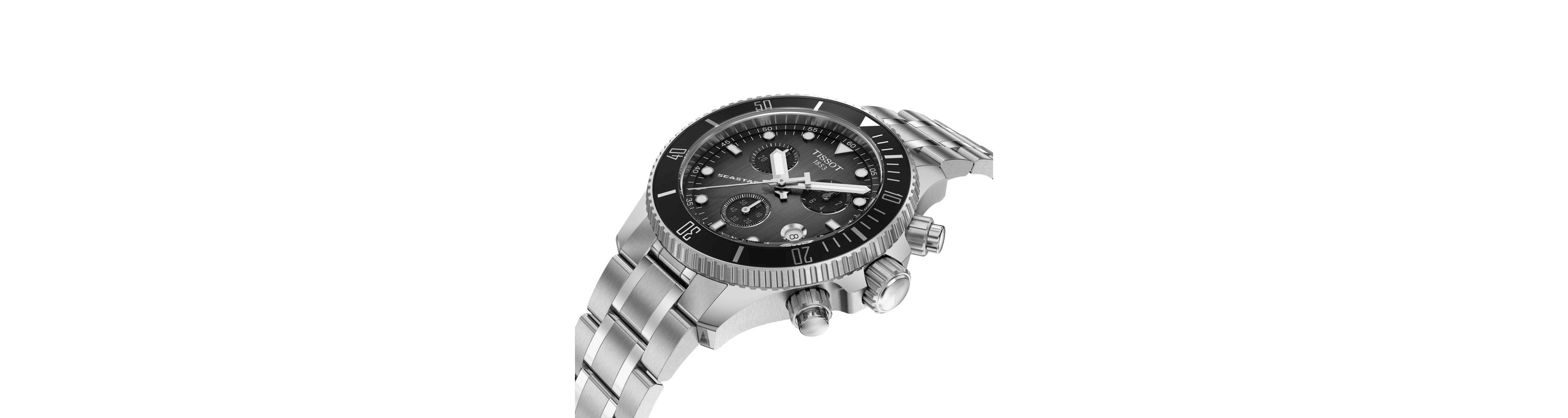 Unisex Tissot Seastar 1000 Quartz Chronograph 38mm Stainless steel  Watch