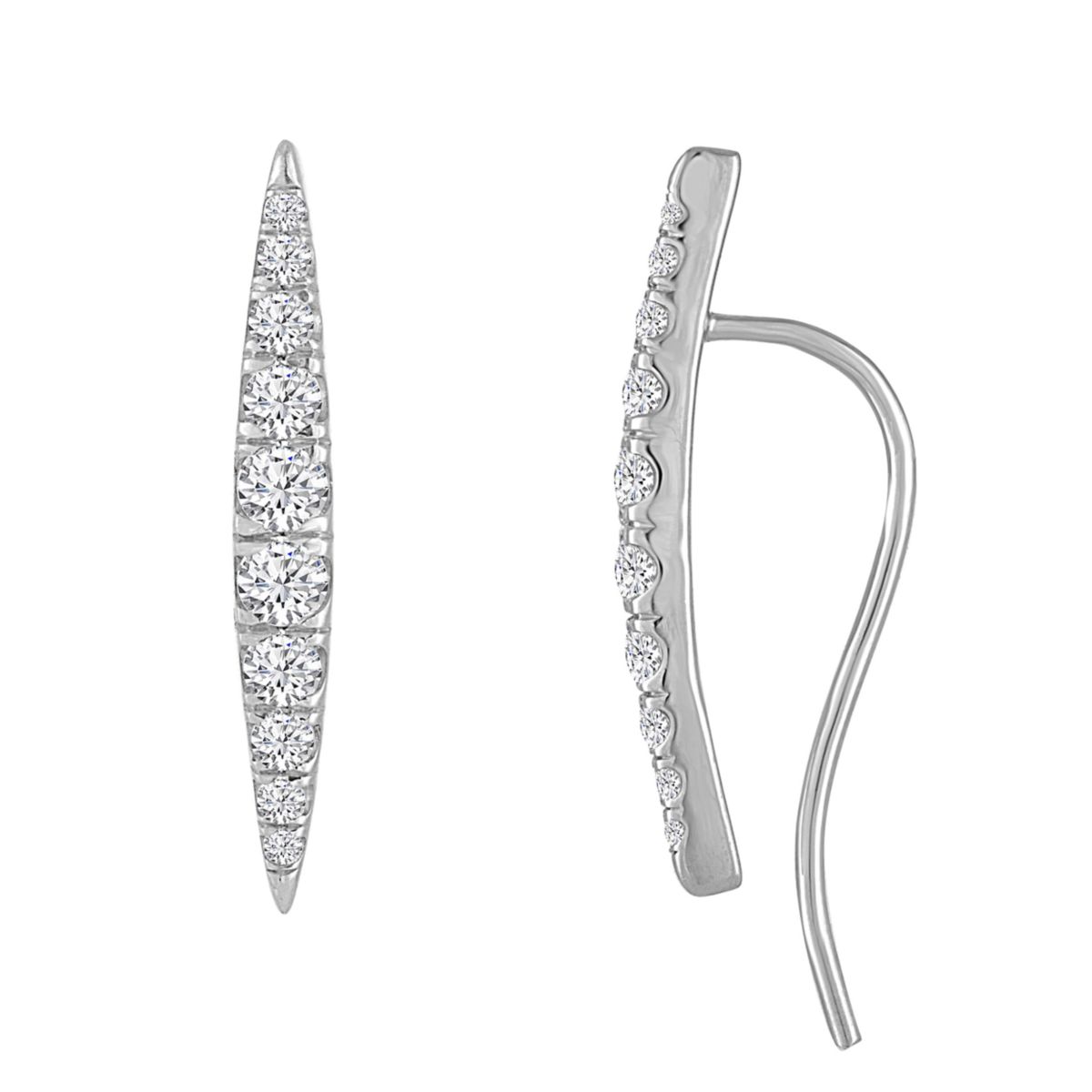 3/4 ct. tw. Diamond Climber Earring in 10K Gold