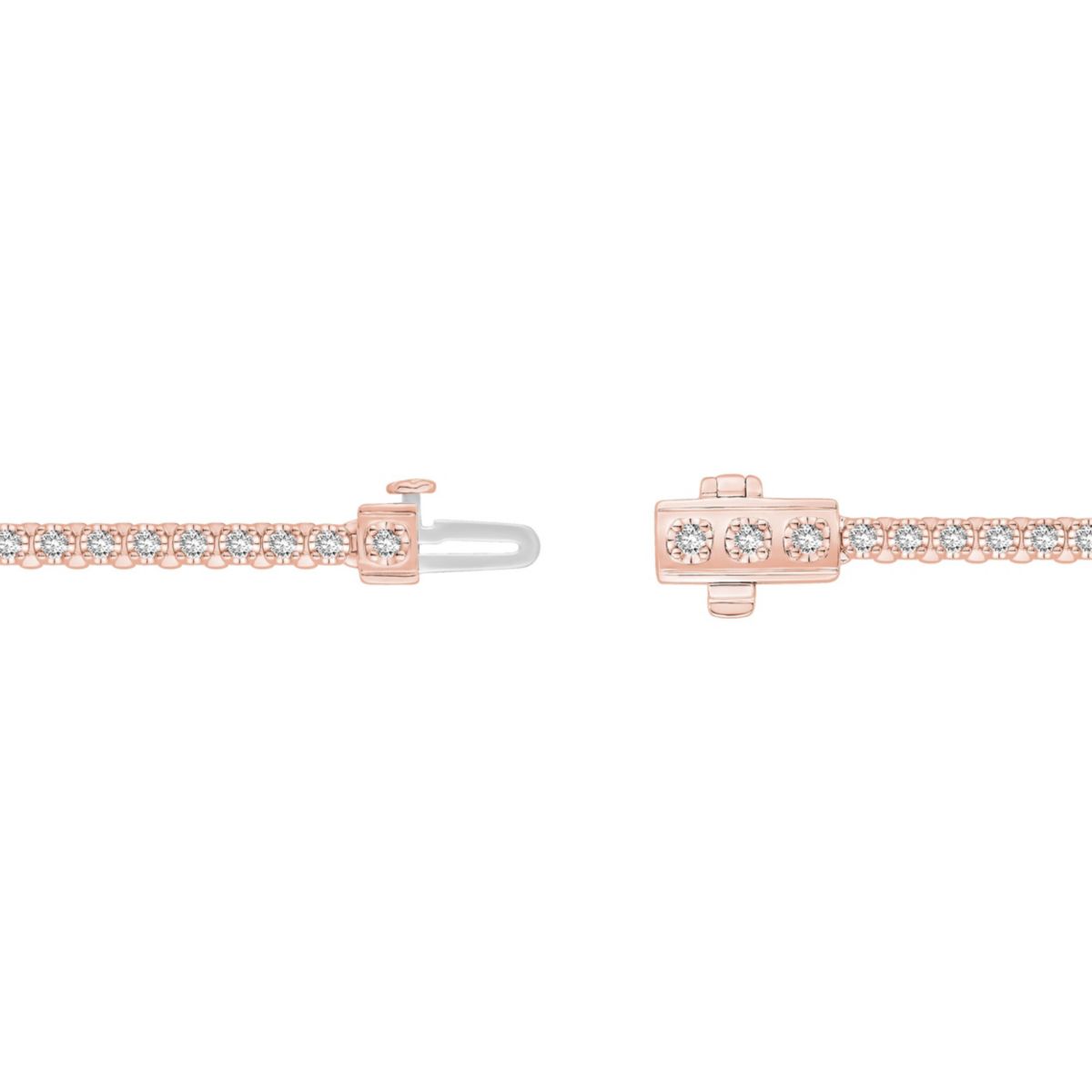 1 ct. tw. Diamond Straight Line Bracelet in 10K Gold