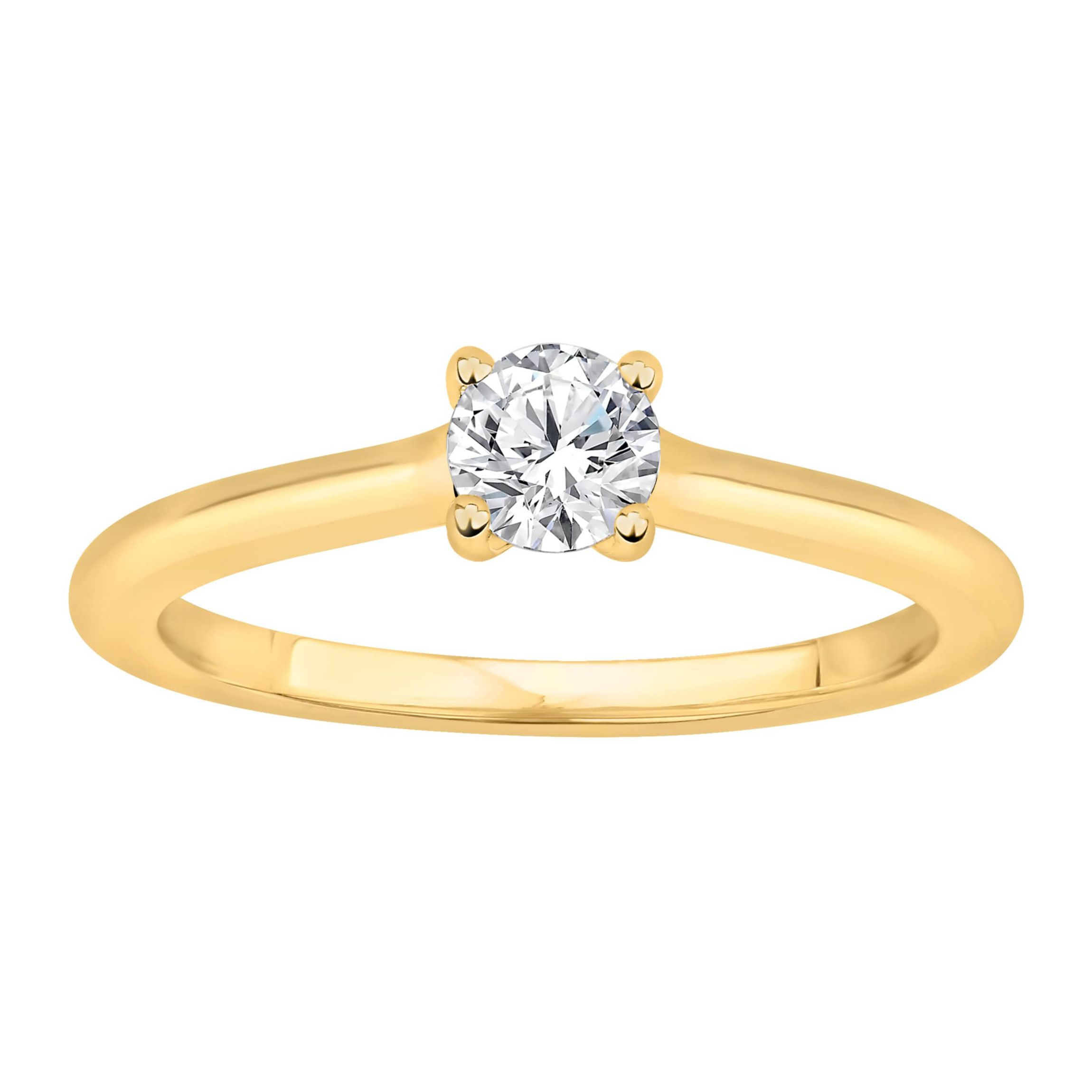 3/8 ct. tw. Diamond Solitare Ring in 14K Gold