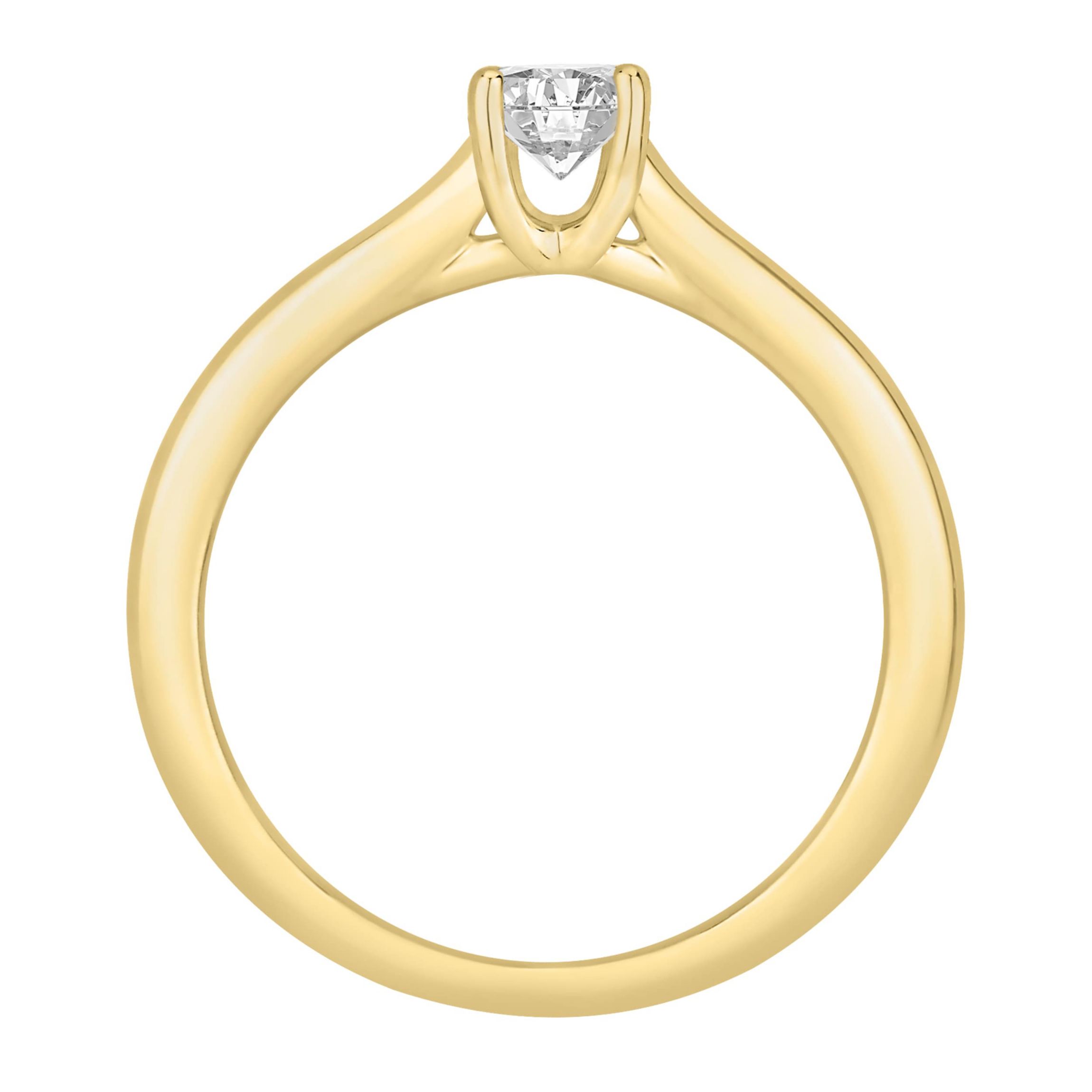 3/8 ct. tw. Diamond Solitare Ring in 14K Gold