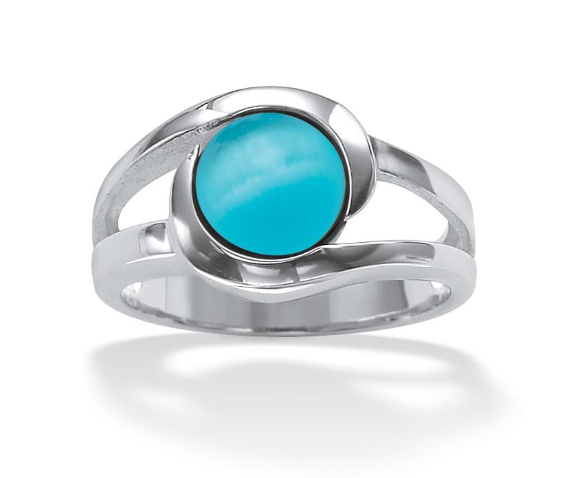 14-Piece Ring Set of Interchangeable Multi-Stones in .925 Sterling Silver