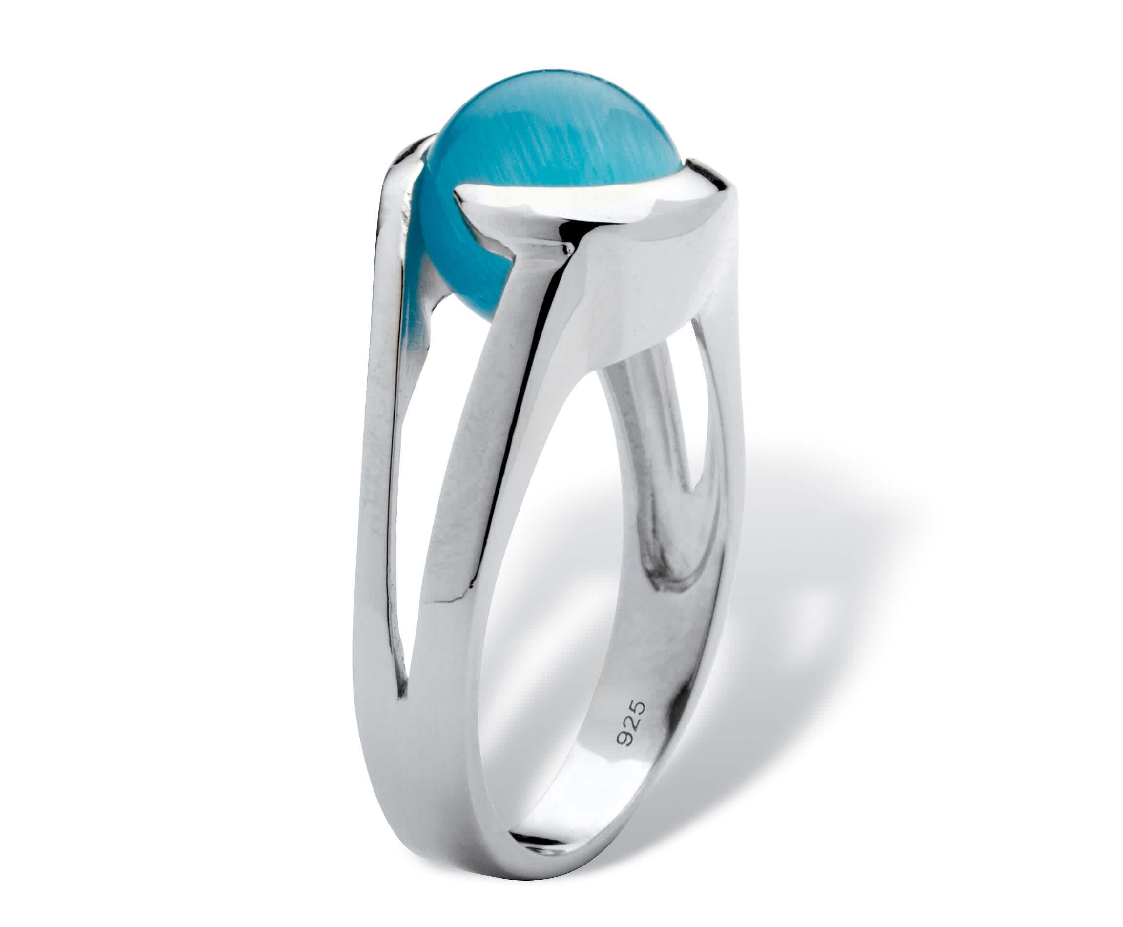 14-Piece Ring Set of Interchangeable Multi-Stones in .925 Sterling Silver
