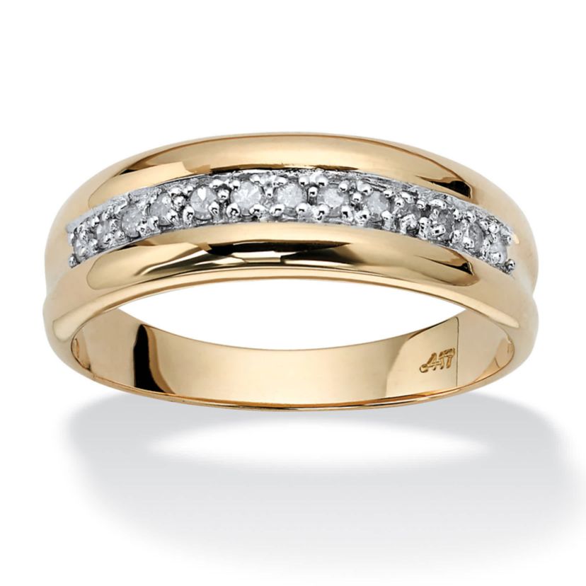 1/5 TCW Round Diamond Wedding Band in 10k Gold