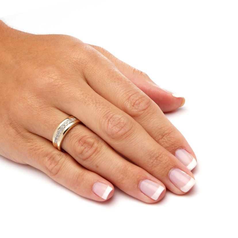 1/5 TCW Round Diamond Wedding Band in 10k Gold