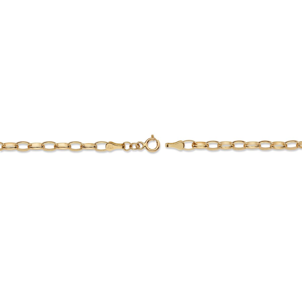 Rolo-Link Bracelet in Solid 10k Gold