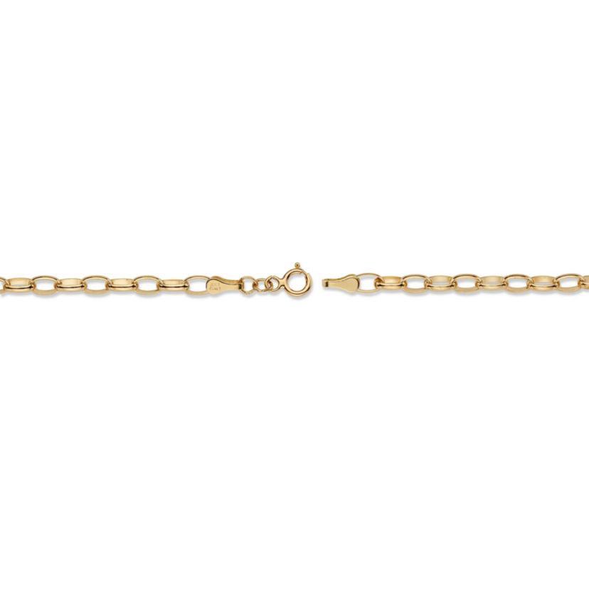 Rolo-Link Bracelet in Solid 10k Gold