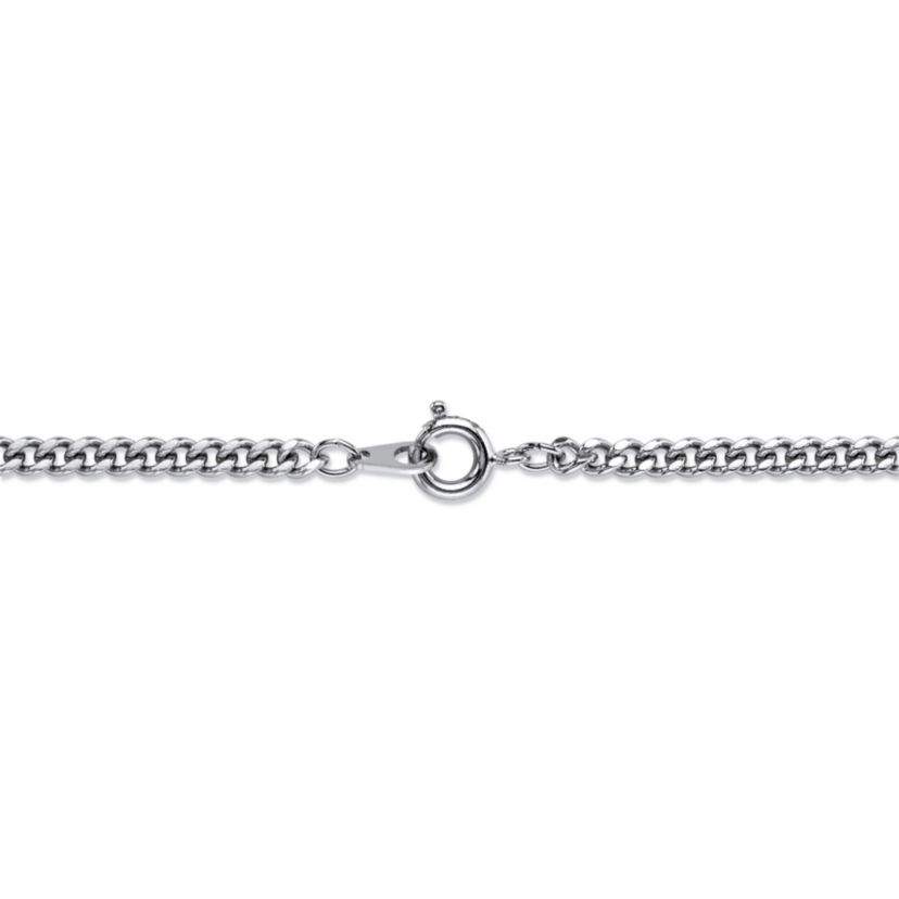 Two-Tone Crucifix 14k Gold-plated Sterling Silver Pendant Necklace 24"