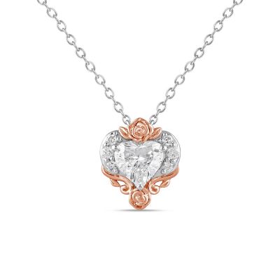 Verifine Jewelry Lab Created Enchanted Disney Fine Jewelry Womens Necklace