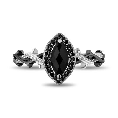 Verifine Jewelry Enchanted Disney Fine Jewelry Womens Cocktail Ring, Silver, 7