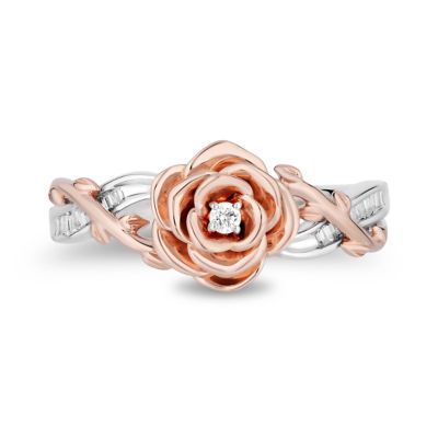 Verifine Jewelry Enchanted Disney Fine Jewelry Womens Cocktail Ring