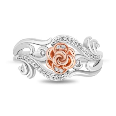 Verifine Jewelry Enchanted Disney Fine Jewelry Womens Cocktail Ring