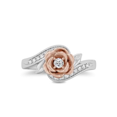 Verifine Jewelry Enchanted Disney Fine Jewelry Womens Cocktail Ring