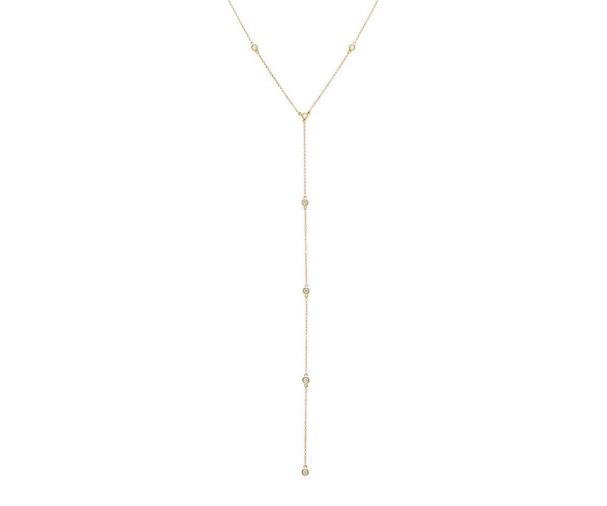 Diamond By The Yard Lariat 14K