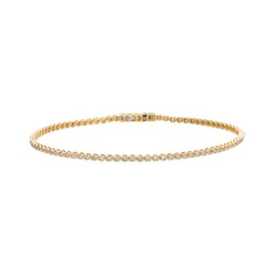 By Adina Eden 1 Carat Diamond Tennis Bracelet 14K, Gold