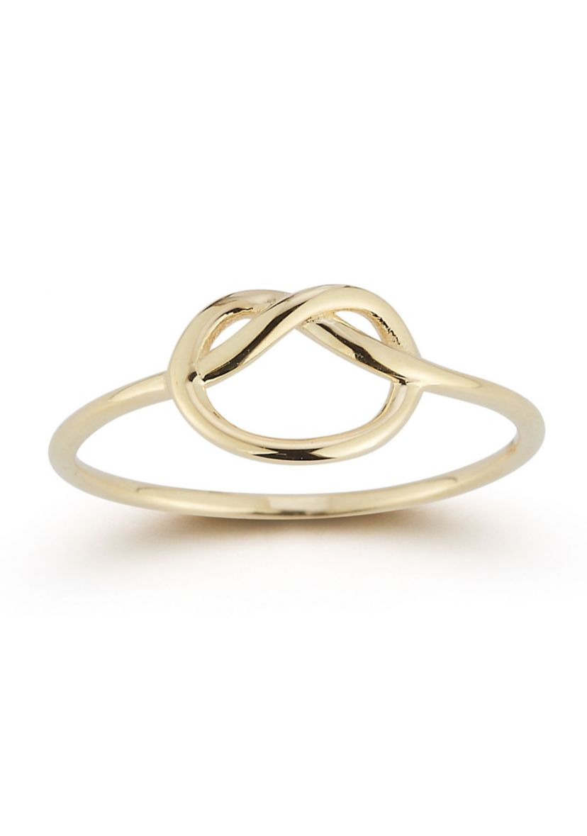 Ember Fine Jewelry 14K Gold Pretzel Cocktail Ring | Belk