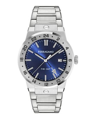 Ferragamo Men's F-80 Classic GMT Bracelet Watch