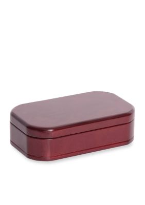 Mele & Co Morgan Wooden Jewelry Box in Cherry Finish - Online Only, Brown -  0739175429001