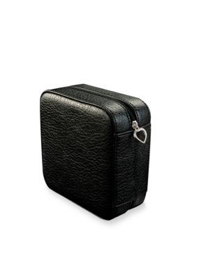 Mele & Co Dana Faux Leather Jewelry Box in Black