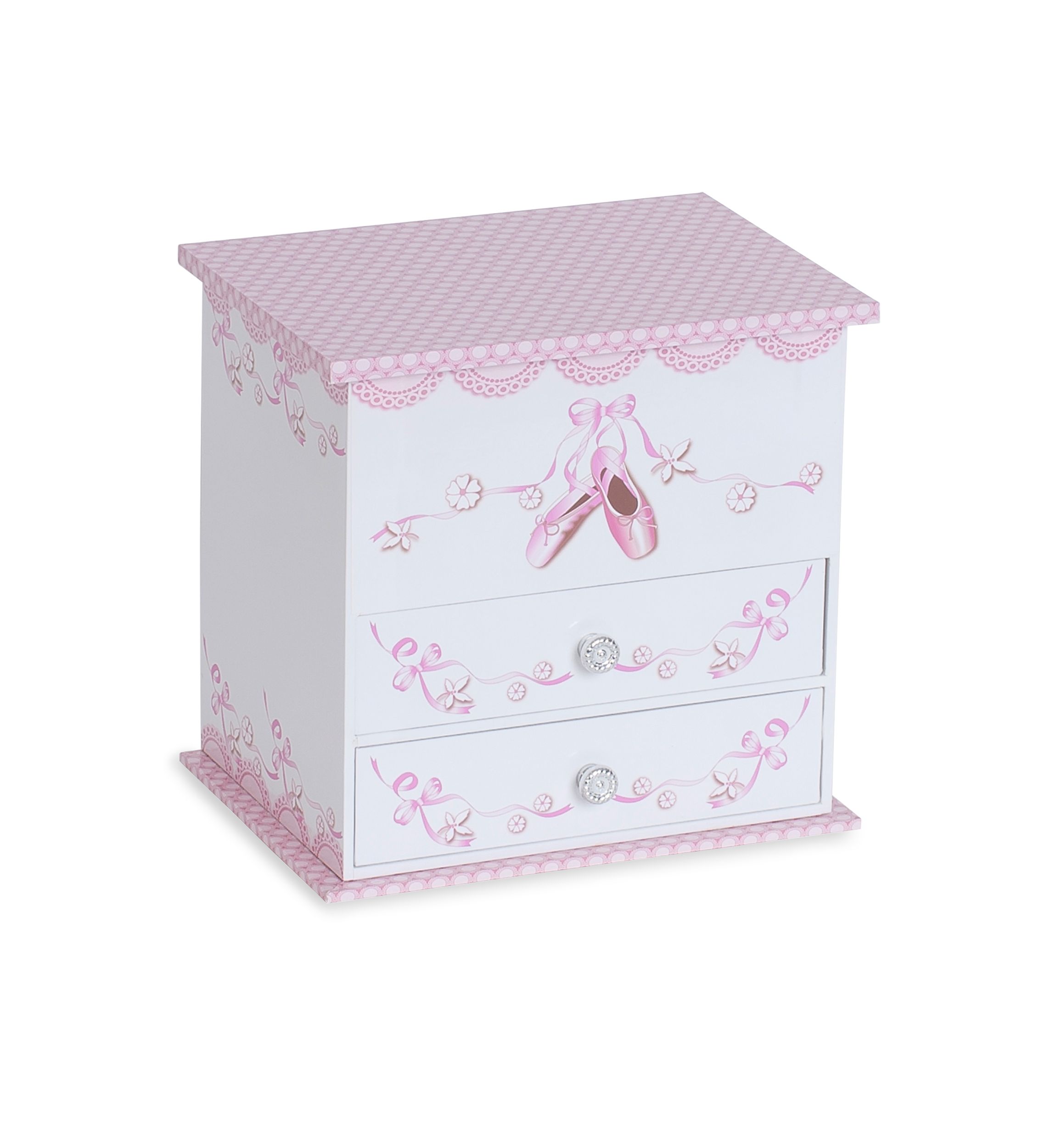 Angel Girls Musical Ballerina Jewelry Box