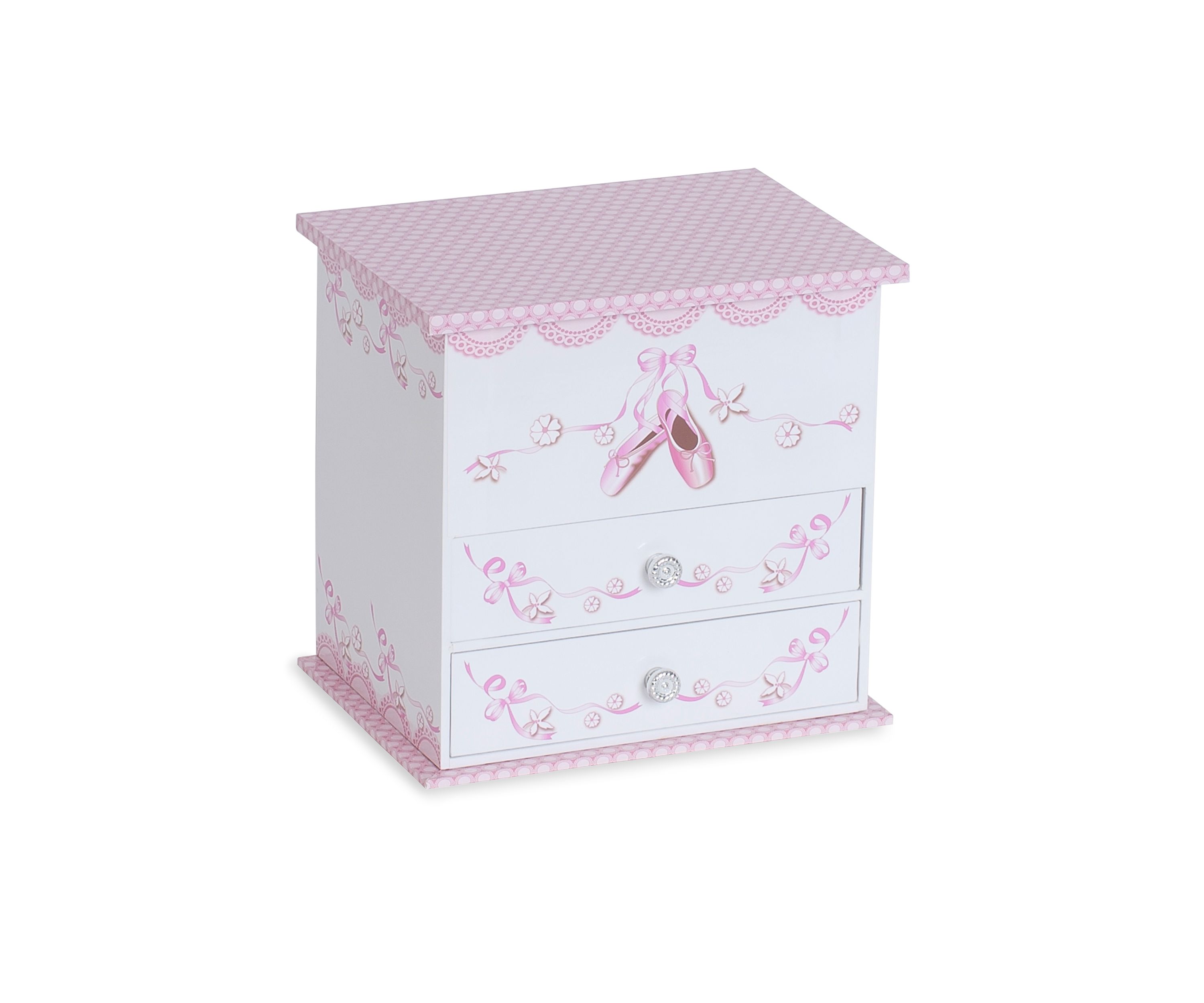 Angel Girls Musical Ballerina Jewelry Box