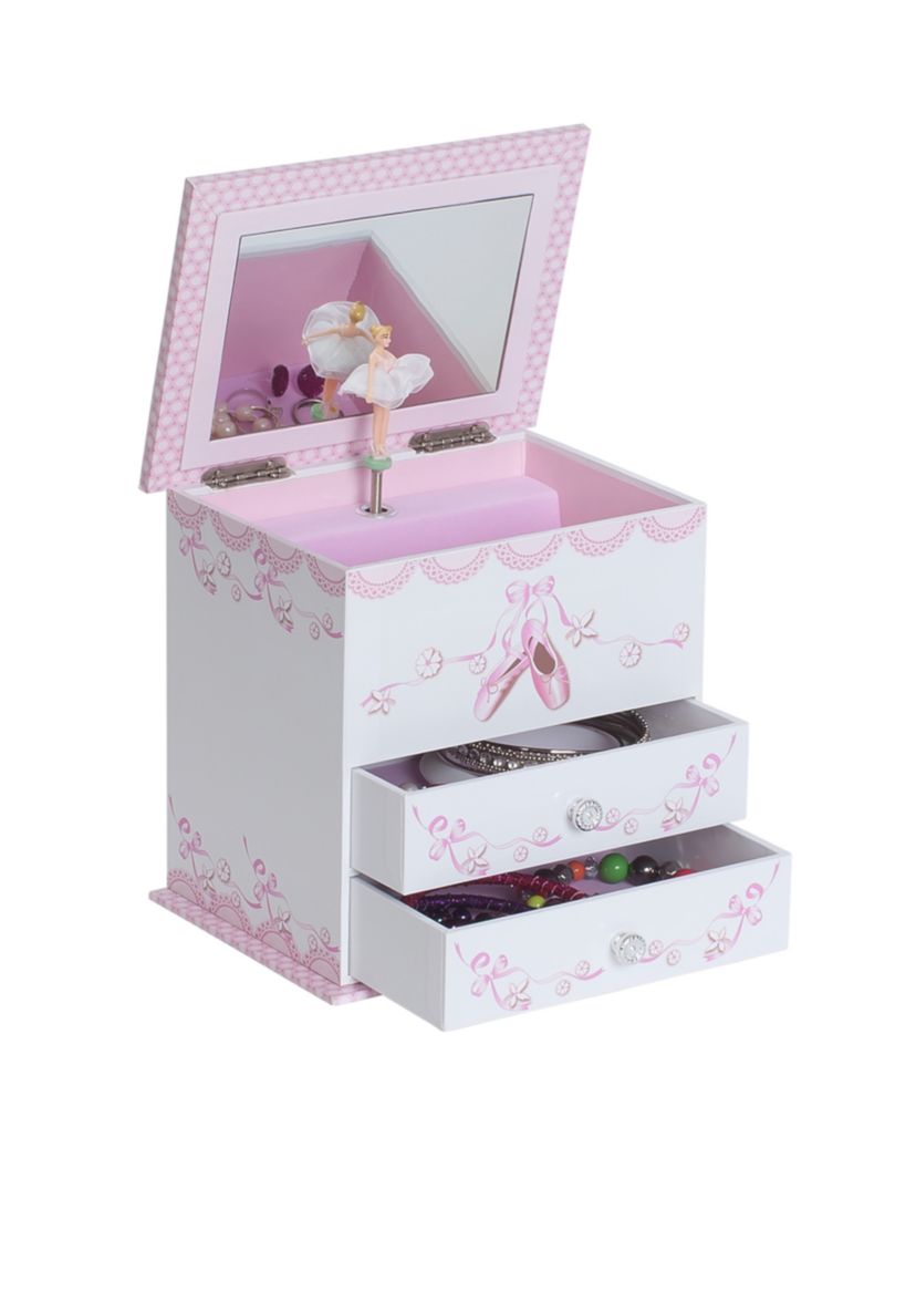 Angel Girls Musical Ballerina Jewelry Box