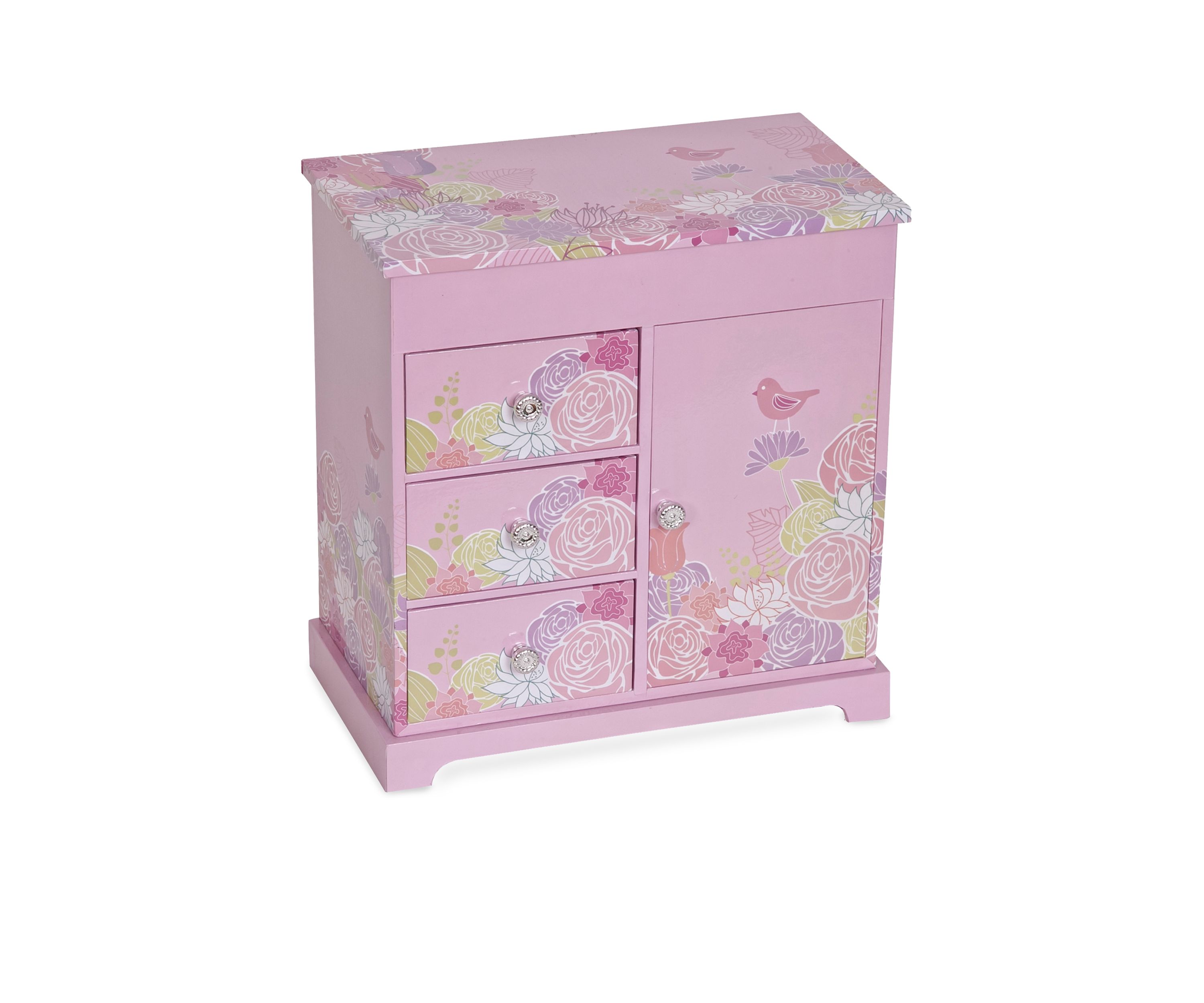Pearl Girls Musical Ballerina Jewelry Box