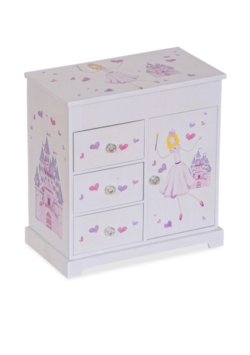 Adalyn Girls Musical Ballerina Jewelry Box