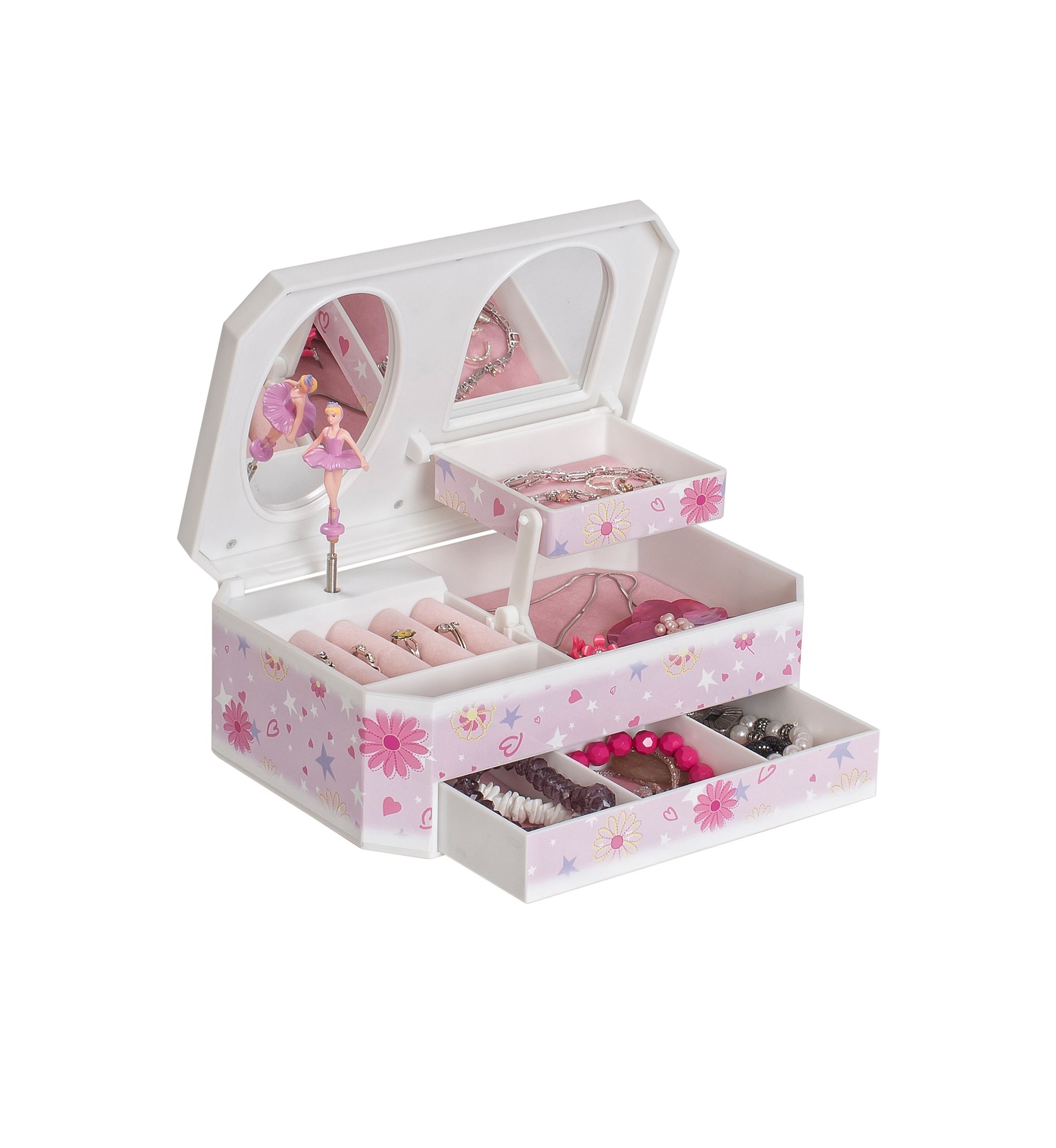Hayley Girls Musical Ballerina Jewelry Box