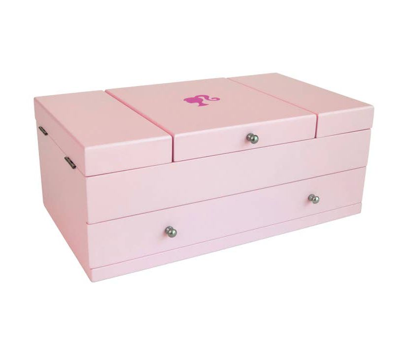 Barbie Baubles & Bling Wooden Jewelry Box by Mele and Co
