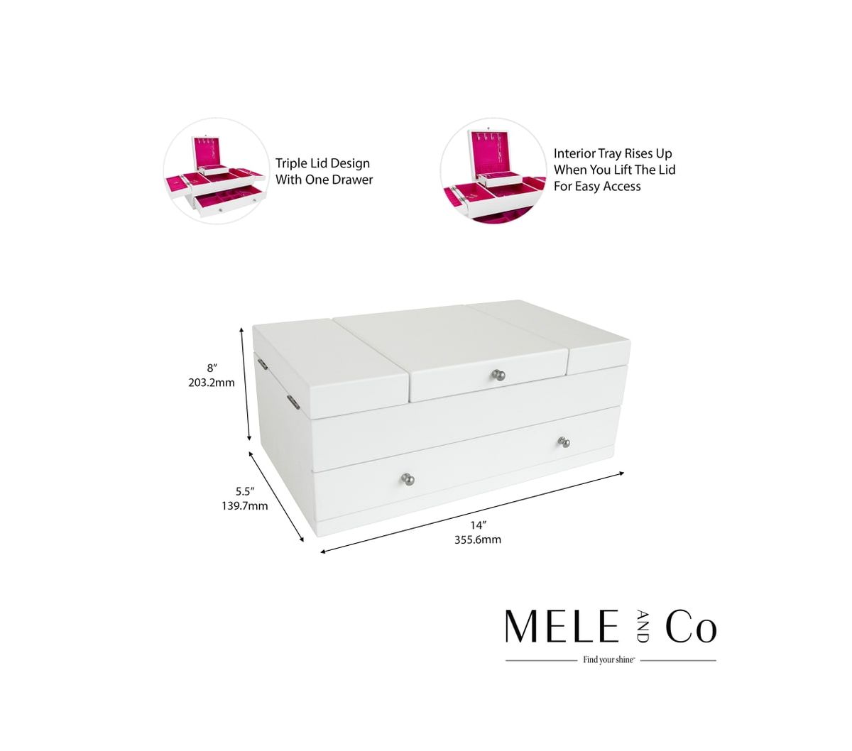 Mele and Co Everly Pink