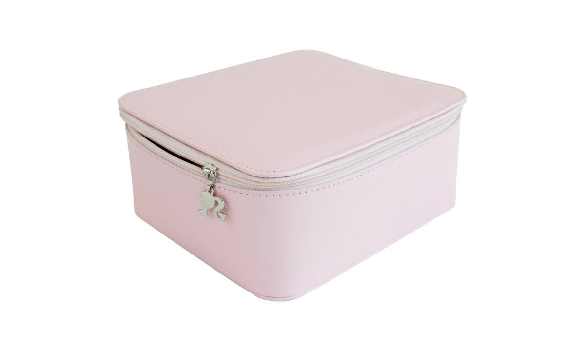 Barbie Bento Vegan Leather Travel Jewelry Case by Mele and Co