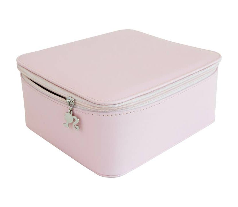 Barbie Bento Vegan Leather Travel Jewelry Case by Mele and Co